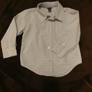 Gap size 3 little boys red and blue strip dress sh